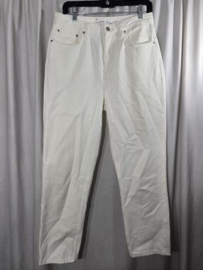 Assembly Label Women's Ivory White Jeans Sz 30 Like New 100% Cotton